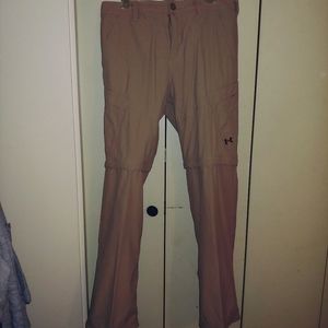 Under Armour convertible pants.